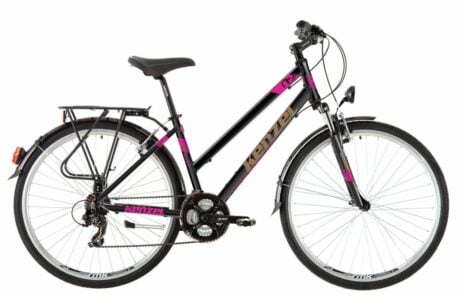 BICICLETA KENZEL STROLLER 28" Negru Mat Roz