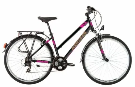 BICICLETA KENZEL STROLLER 28" Negru Mat Roz