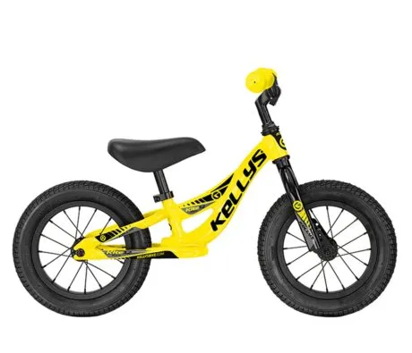 Bicicletă fără pedale Kellys Kite Yellow 12"