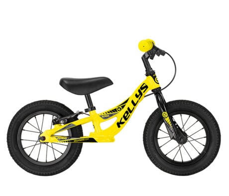 Bicicletă fără pedale Kellys Kite Race Yellow 12"