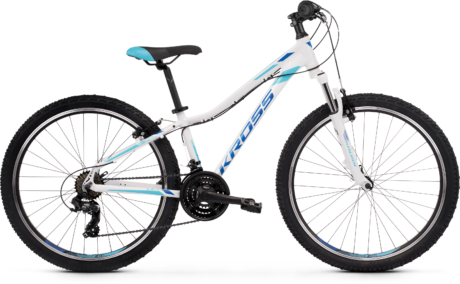 Bicicletă Kross Lea 1.0 26" White Blue 2022