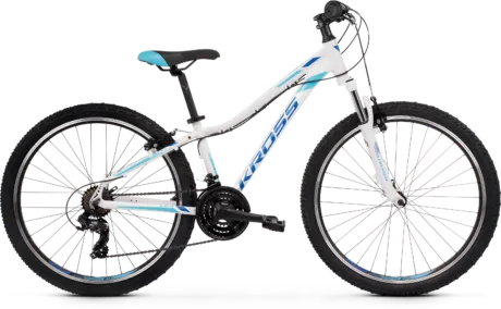 Bicicletă Kross Lea 1.0 26" White Blue 2022