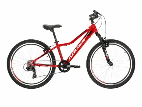 Bicicletă Kross Hexagon JR 24" Red White Black