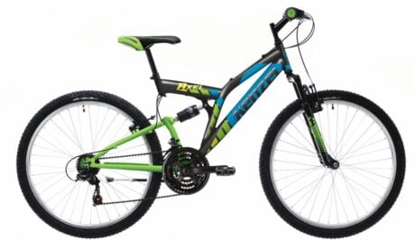 Bicicletă Kenzel Axel 24" Black Lemon Fluo