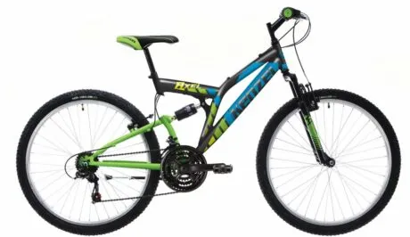 Bicicletă Kenzel Axel 24" Black Lemon Fluo