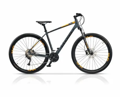 Bicicletă Cross Fusion 9 29" Gri portocaliu