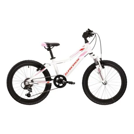 Bicicletă Kross Lea Mini 20" White Red Pink 2022