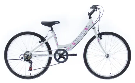 BICICLETA COPII NEUZER CINDY REVO ALB/FLORI 24''