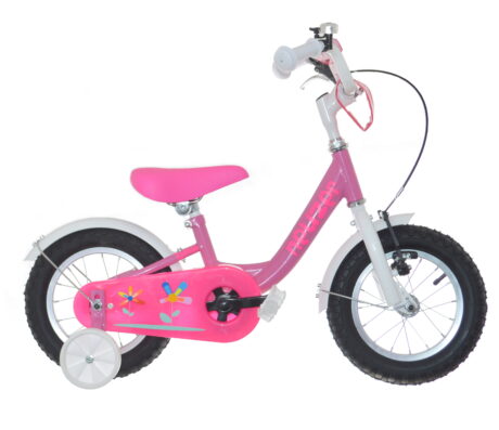 Bicicletă Neuzer 12" Alb/ROZ