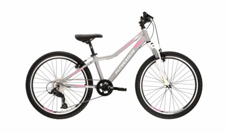 Bicicletă Kross Lea JR 2.0 24" Silver Pink White