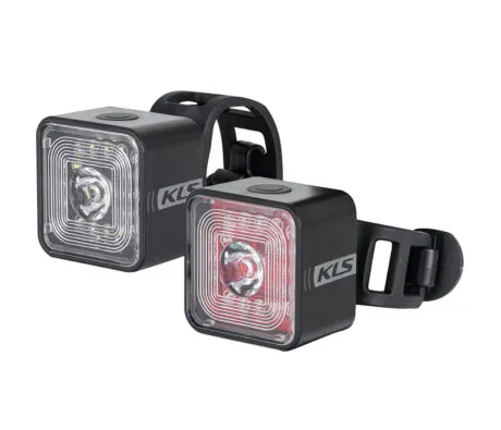 Set iluminare Kellys TWINRAY Black USB