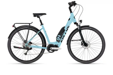 Bicicletă E-Bike Kellys Estima 10 SH Sky Blue 28" 504WH