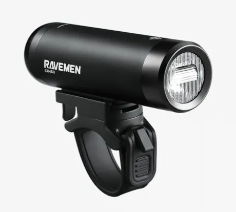 Far față Ravemen CR450 450 LM Black
