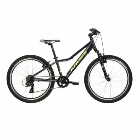 Bicicletă Kross Hexagon JR 1.0 24" Navy Blue Yellow 2024