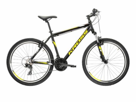 Bicicletă Kross Hexagon 1.0 26" Black Yellow Grey