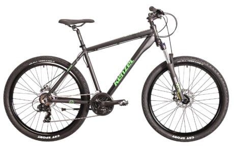BICICLETA KENZEL SHADE DISC 27,5" Black Matte Green