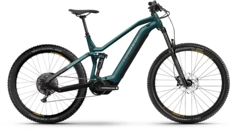Bicicletă E-bike Haibike Alltrail 5 11-G i720wh 2024 Ocean Black Chrome