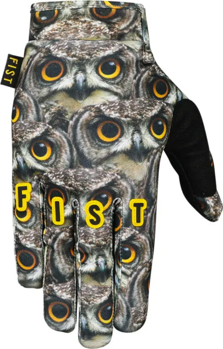 Mănuși Freeride FIST Owls That Black Yellow