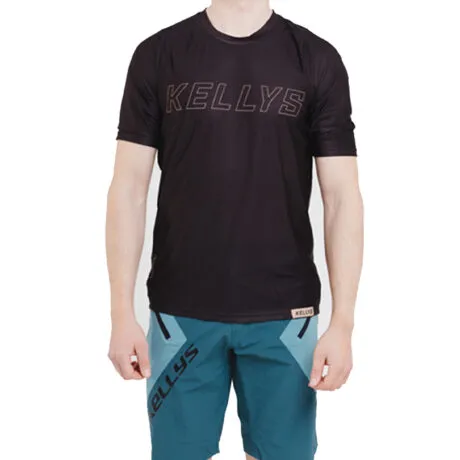 Tricou Ciclist Kellys Tyrion II Black Short Sleeve