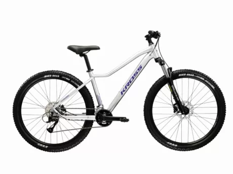 Bicicletă Kross Lea 4.0 Pearl White Purple 27,5" MY25