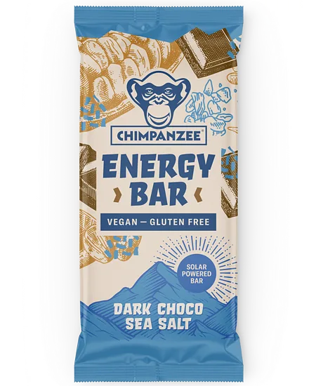 Baton energie Chimpanzee Energy Bar Dark Chocolate Sea Salt 55g