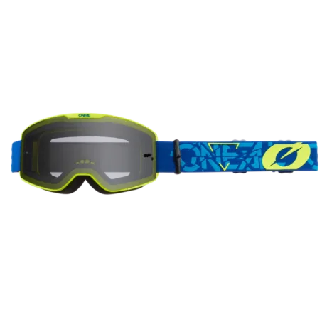 Ochelari Goggle O`neal Strain V.22 Blue Neon Yellow - Grey