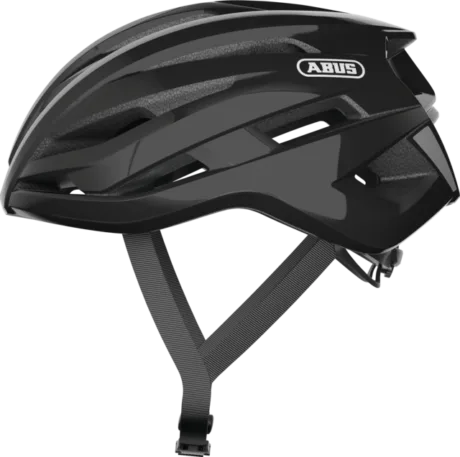 Cască Road Abus Stormchaser Shiny Black